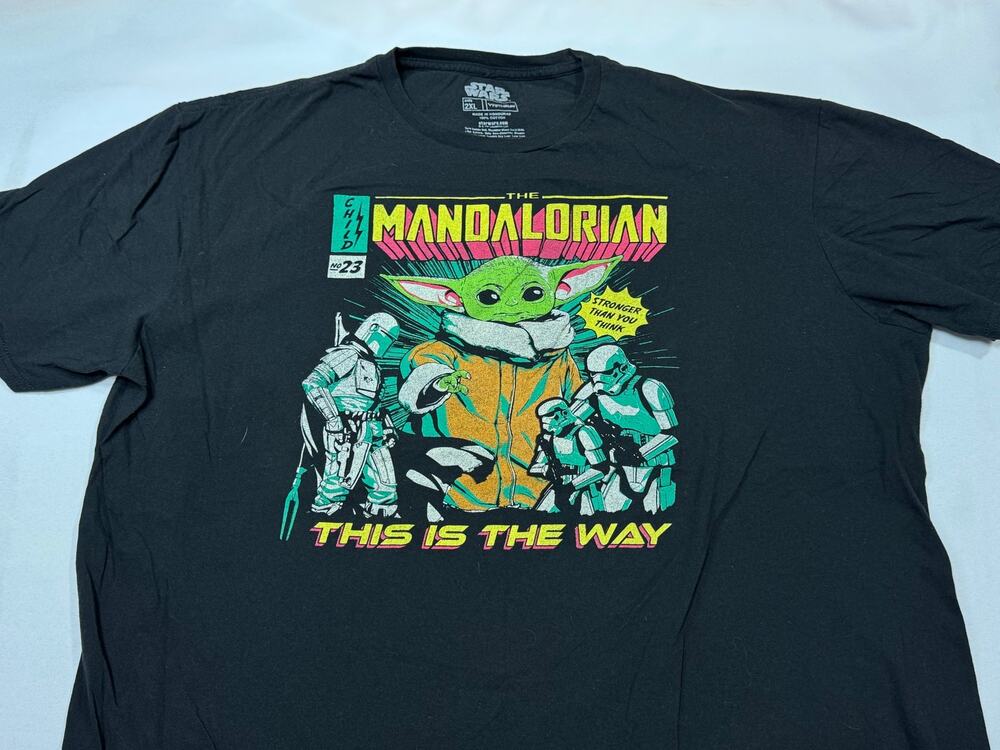 Star Wars Mad Engine The Mandalorian Shirt This Is The Way Size 2Xl Black